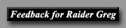 Send Feedback to Raider Greg - raidergreg@raidernationpodcast.com