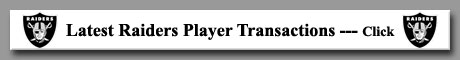 Raiders Player Transactions