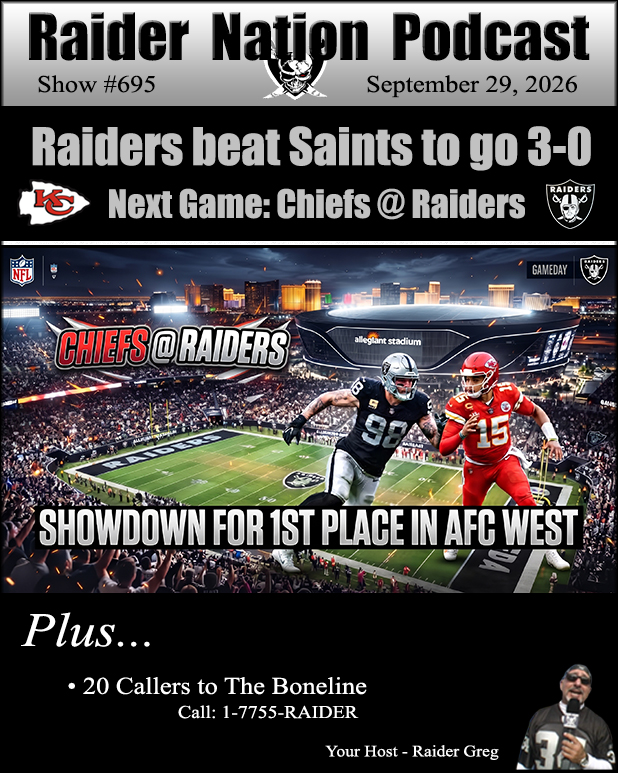 Raider Nation Podcast Banner